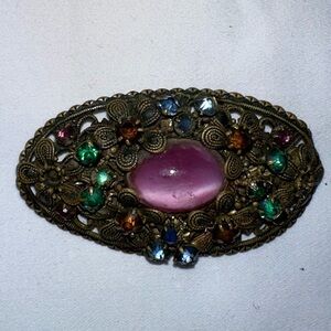 Vintage Stone Brooch